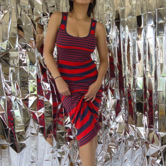 Striped maxi beach dress - Picture 3 of 4